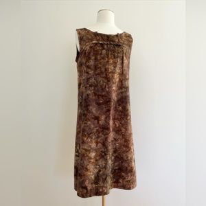 COMRAGS S/S2018 pleated “Injection” print pleated poppy dress MEDIUM